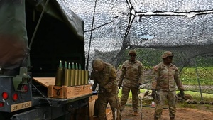 B-Roll: Ohio Army National Guard Soldiers conduct live-fire artillery certification during Combat Readiness Exercise 26-01