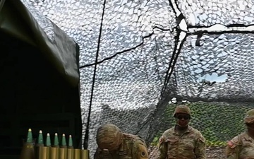 B-Roll: Ohio Army National Guard Soldiers conduct live-fire artillery certification during Combat Readiness Exercise 26-01