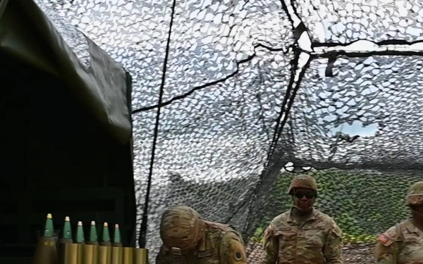 B-Roll: Ohio Army National Guard Soldiers conduct live-fire artillery certification during Combat Readiness Exercise 26-01
