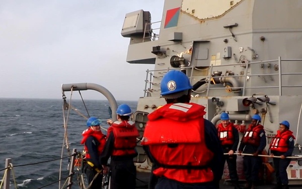 USS Frank E. Petersen Jr. (DDG-121) Conducts Seamanship Training Team Drill