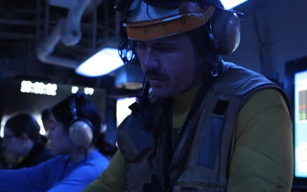 Nimitz-Class Aircraft Carrier USS George H.W. Bush (CVN 77) Conducts Flight Operations