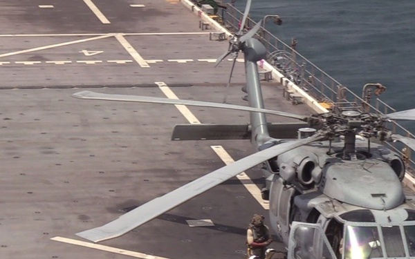 USS Miguel Keith (ESB 5) Conducts Flight Operations