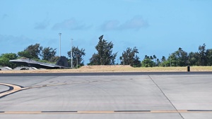 B-roll of B-2 Spirit hot-pit refueling operations during Bomber Task Force deployment