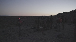 U.S. Marines with 2nd Battalion, 5th Marines conduct company night attacks at Range 410A