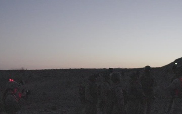 U.S. Marines with 2nd Battalion, 5th Marines conduct company night attacks at Range 410A
