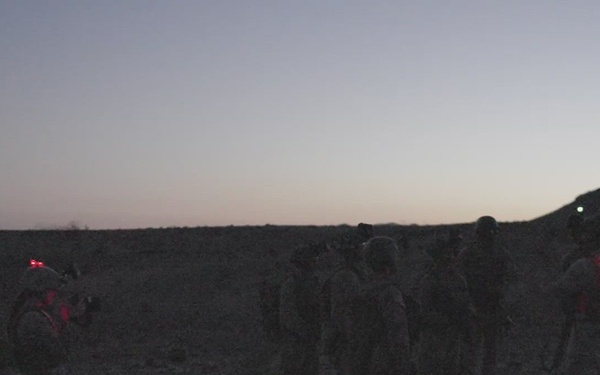 U.S. Marines with 2nd Battalion, 5th Marines conduct company night attacks at Range 410A