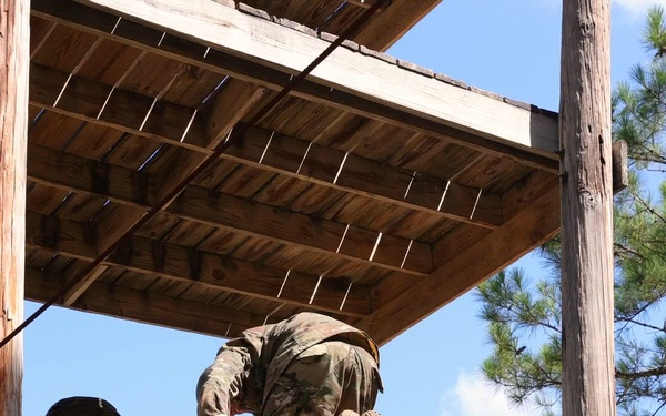 Alpha co., 3rd Battalion, 47th Infantry Regiment, 197th Infantry Brigade Confidence Course EPK V