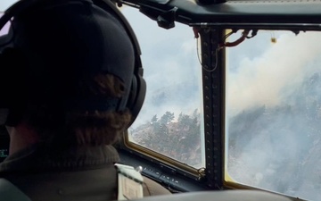 Hollywood Guard MAFFS C-130s bolster Rock Fire suppression efforts