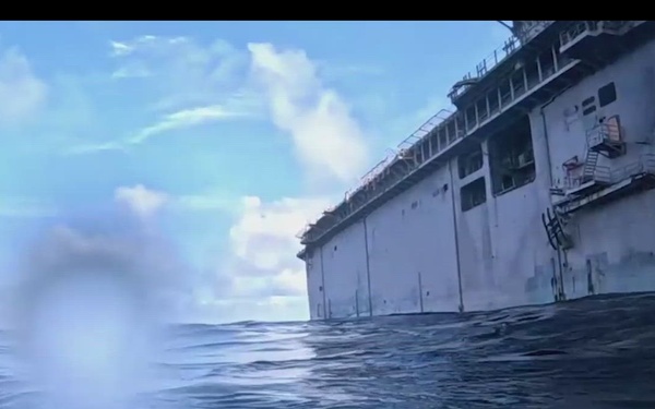 B-Roll: USVs participate in RIMPAC 2026 sinking exercise
