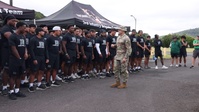 B-Roll of Opening Ceremony for Tropic Lightning, Rainbow Warriors Forge Teamwork on Schofield Barracks