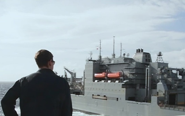 B-Roll: USNS Washington Chambers replenishes USS Essex during RIMPAC 2026
