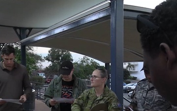 B-Roll: MRF-D Marines volunteer, participate at Tiwi Cultural Festival 2026