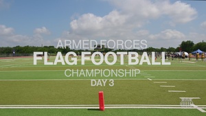 Armed Forces Flag Football Championship Day 3