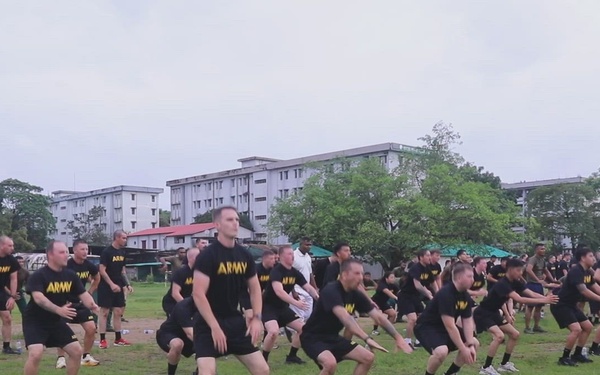 Physical Training bonds U.S. Soldiers and Partners in Bangladesh