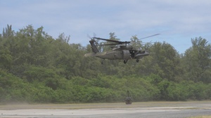 B-Roll: U.S. Marines, Soldiers conduct sling load training during RIMPAC