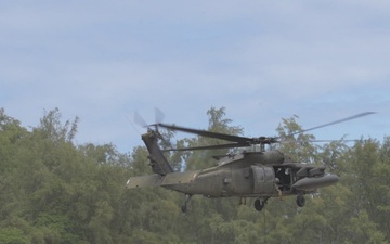 B-Roll: U.S. Marines, Soldiers conduct sling load training during RIMPAC