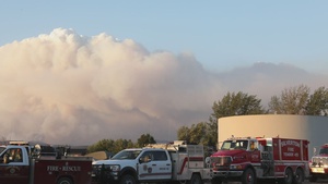 Brewer Fire at Dusk Timelapse