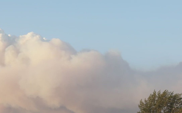 Brewer Fire at Dusk Timelapse