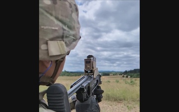 Ghost Troop 2/2CR fire M320 grenade launchers