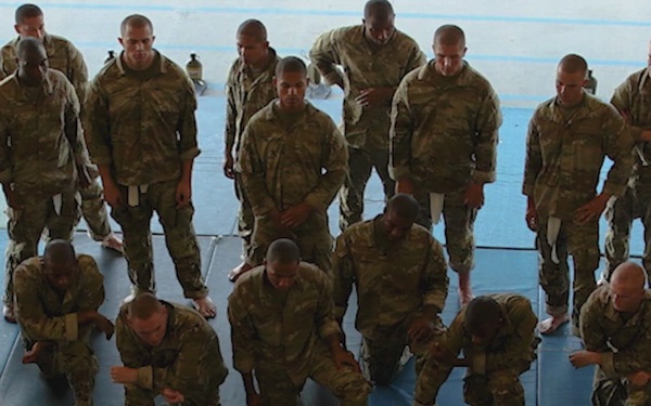 Delta Company, 1st Battalion, 46th Infantry Regiment, 197th Infantry Brigade Hand-to-Hand Combat Reel
