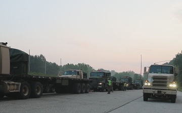 Soldiers with the Connecticut National Guard Prepare for a Convoy During Operation Patriot Press