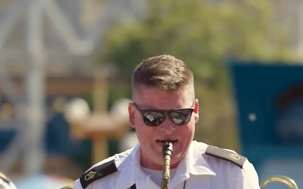 Social 9x16: The Jazz Ambassadors of The U.S. Army Field Band at Disney Land in Anaheim CA.