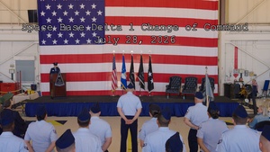 Space Base Delta 1 Change of Command