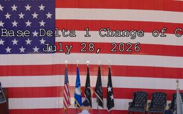 Space Base Delta 1 Change of Command