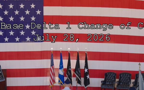 Space Base Delta 1 Change of Command