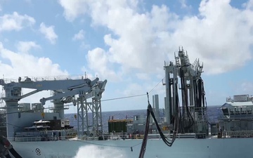 B-Roll: RIMPAC 2026: USS Essex conducts replenishment at sea with Canadian vessel