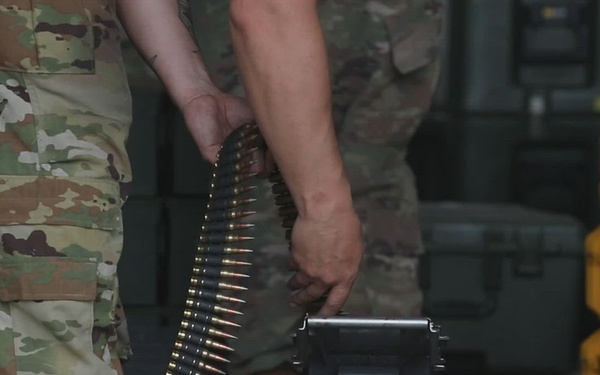 B-Roll: 1st Infantry Division Soldiers qualify on aerial gunnery qualifications in Latvia, July 14-15 2026