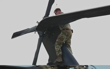 1st Infantry Division Soldiers conduct aerial gunnery qualifications in Latvia