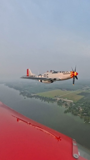 SecAF Meink Oshkosh Air Show Visit (9x16 Version)