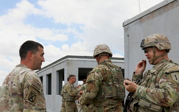 U.S. Soldiers assigned to the 1st Infantry Division conduct zeroing range at MKAB, Romania