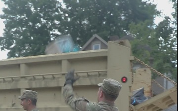 W. Va. Guard July 2026 flood clean up efforts social media video