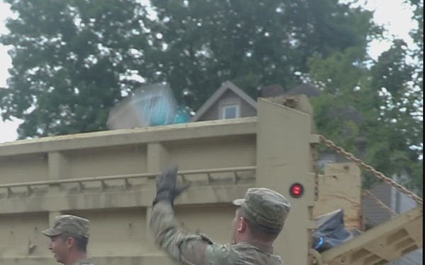 W. Va. Guard July 2026 flood clean up efforts social media video