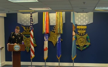 Secretary of War Purple Heart Ceremony