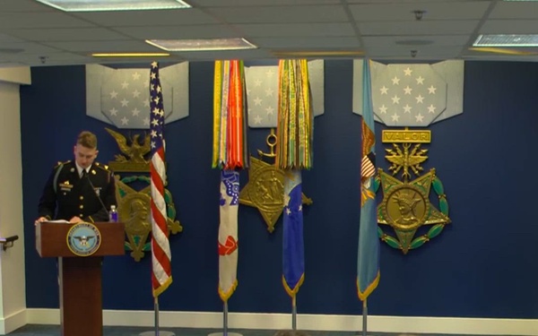 Secretary of War Purple Heart Ceremony