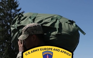 USAREUR-AF Best Squad Competitors In-Process at Grafenwoehr Vertical