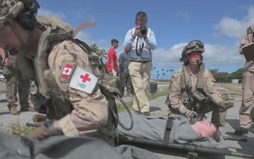 B-Roll: Service members conduct mass casualty drill aboard USS Essex