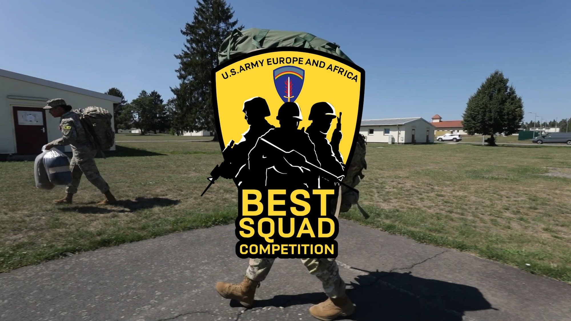 Soldiers with U.S. Army Europe and Africa arrive, in-process, and receive their initial briefing ahead of the 2026 Best Squad Competition at Grafenwoehr, Germany, July 29, 2026. Competitors from across the command's major subordinate units complete layout and equipment checks before receiving mission guidance from competition leadership. The event tests the squad's effectiveness, communication, and overall cohesion, as well as the individual Soldiers' technical and tactical proficiency, endurance, and fortitude. This competitive training event exercises a full range of Squad-Level Skills; highlighting professional excellence and knowledge to determine the command's top teams. Winners of this competition will advance to represent U.S. Army Europe and Africa at the Army Best Squad Competition.