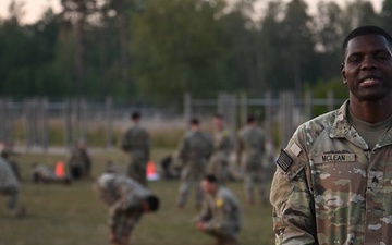 Interview: USAREUR-AF Best Squad Competition 2026 - Day 1: Interview with Sgt. Connar McLean