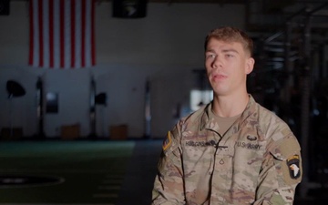 101st Airborne Division (Air Assault) Pfc. Max Huggins Prepares for U.S. Army Best Squad Competition