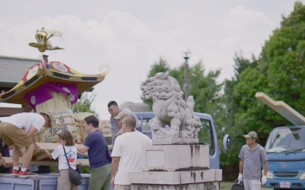 Yokota Air Base Carries Mikoshi During the Fussa Tanabata Festival 2025 B-Roll