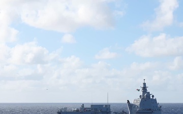 B-Roll: Partner nations participate in group sail during RIMPAC 26