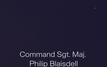 CSM Philip Blaisdell Farewell Video