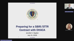 Preparing for a SBIR/STTR Contract with DHACA