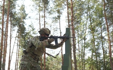 B-Roll: USAREUR-AF Best Squad Competition 2026 - Day One: M4 Qualification and M240B Gunnery