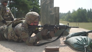 B-Roll: USAREUR-AF Best Squad Competition 2026 - Day Two: Iron Traverse Rugged Terrain Trail, Stress Shoot and Obstacle Course