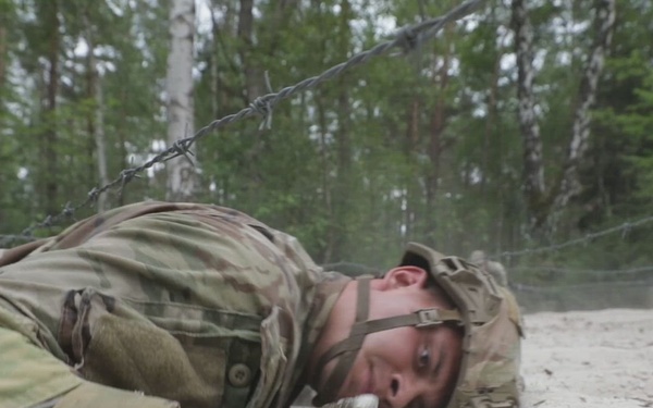 USAREUR-AF Best Squad obstacle course B-Roll